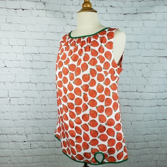 Peg & Kris Sleeveless Retro Style Shell Top 4 - Picture 2 of 12